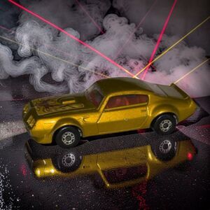 Vintage Lesney 1979 Matchbox Superfast No16 Pontiac Firebird Gold Loose England